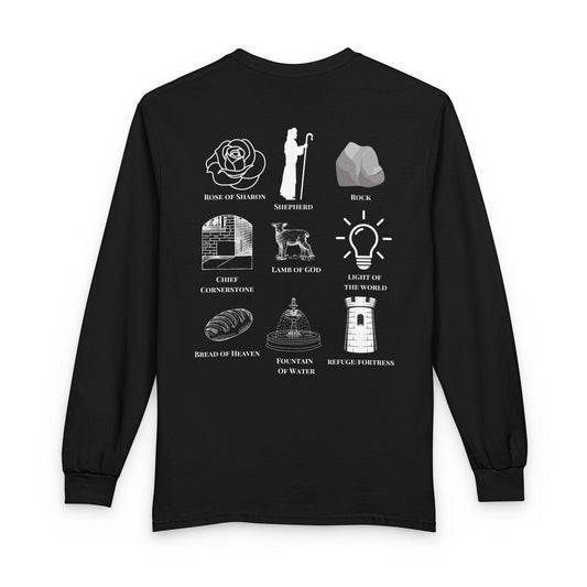 Who Is Jesus To You? Long Sleeve - Christian Faith Icons Tee