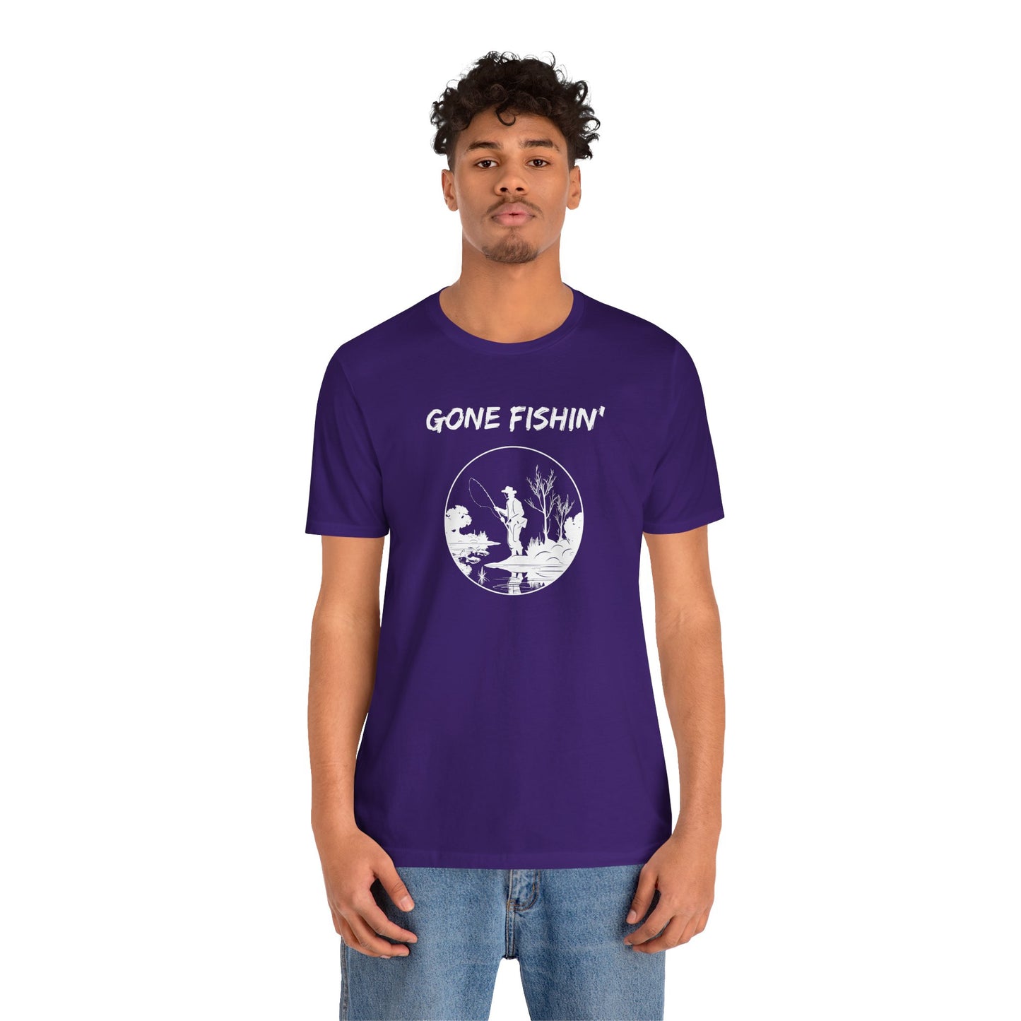 Gone Fishin' Tee — 'Fishers of Men' Christian Fishing T-Shirt