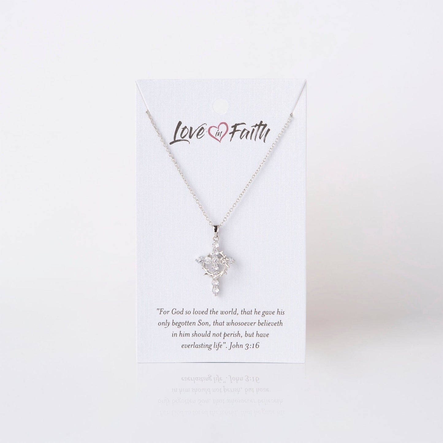 Christmas CLOSEOUT Deal Cross and Crown Necklace