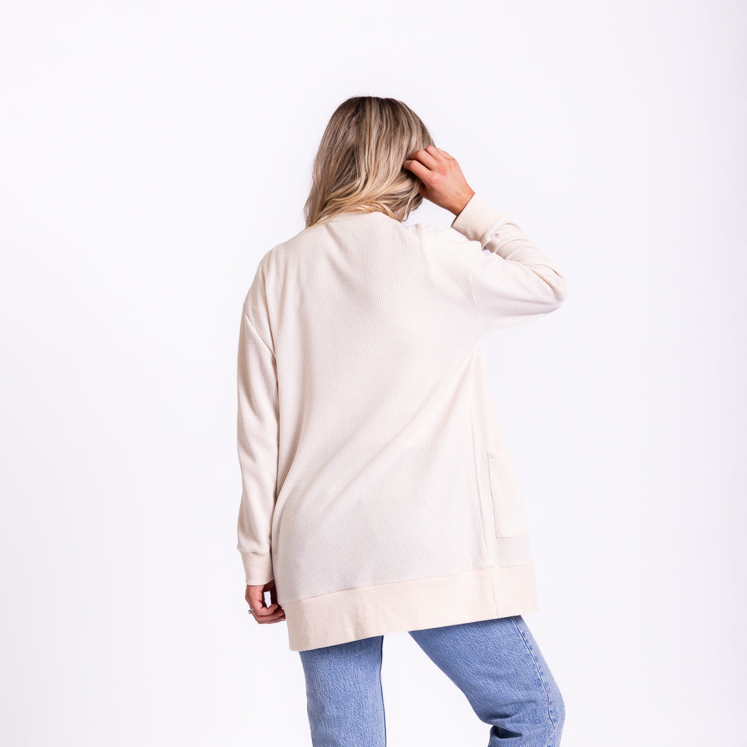 Faith Waffle Knit Cardigan