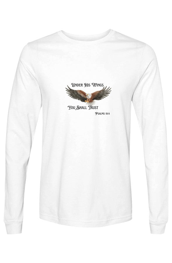 Bella Canvas Long Sleeve T Shirt under his wings