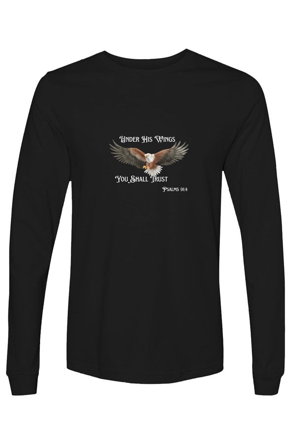 Bella Canvas Long Sleeve T Shirt under his wings