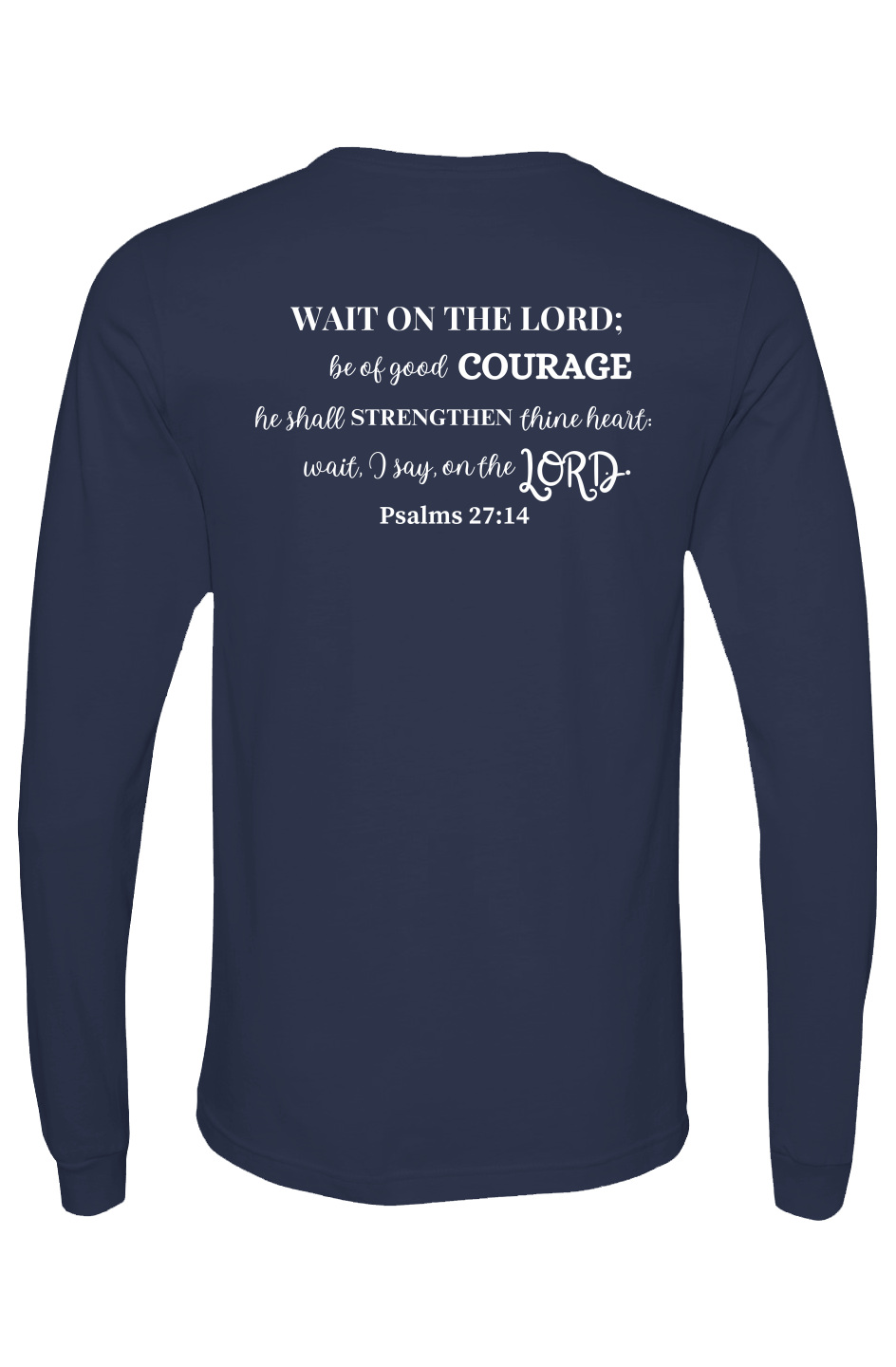 Wait In Strength Christian Shirt