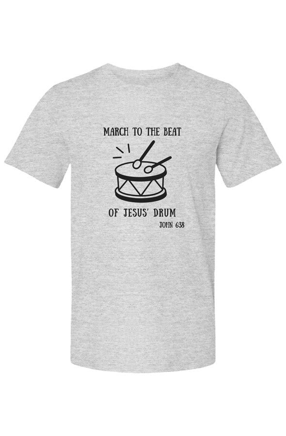 Christian T-Shirts with Jesus' Beat faith-inspired graphic design