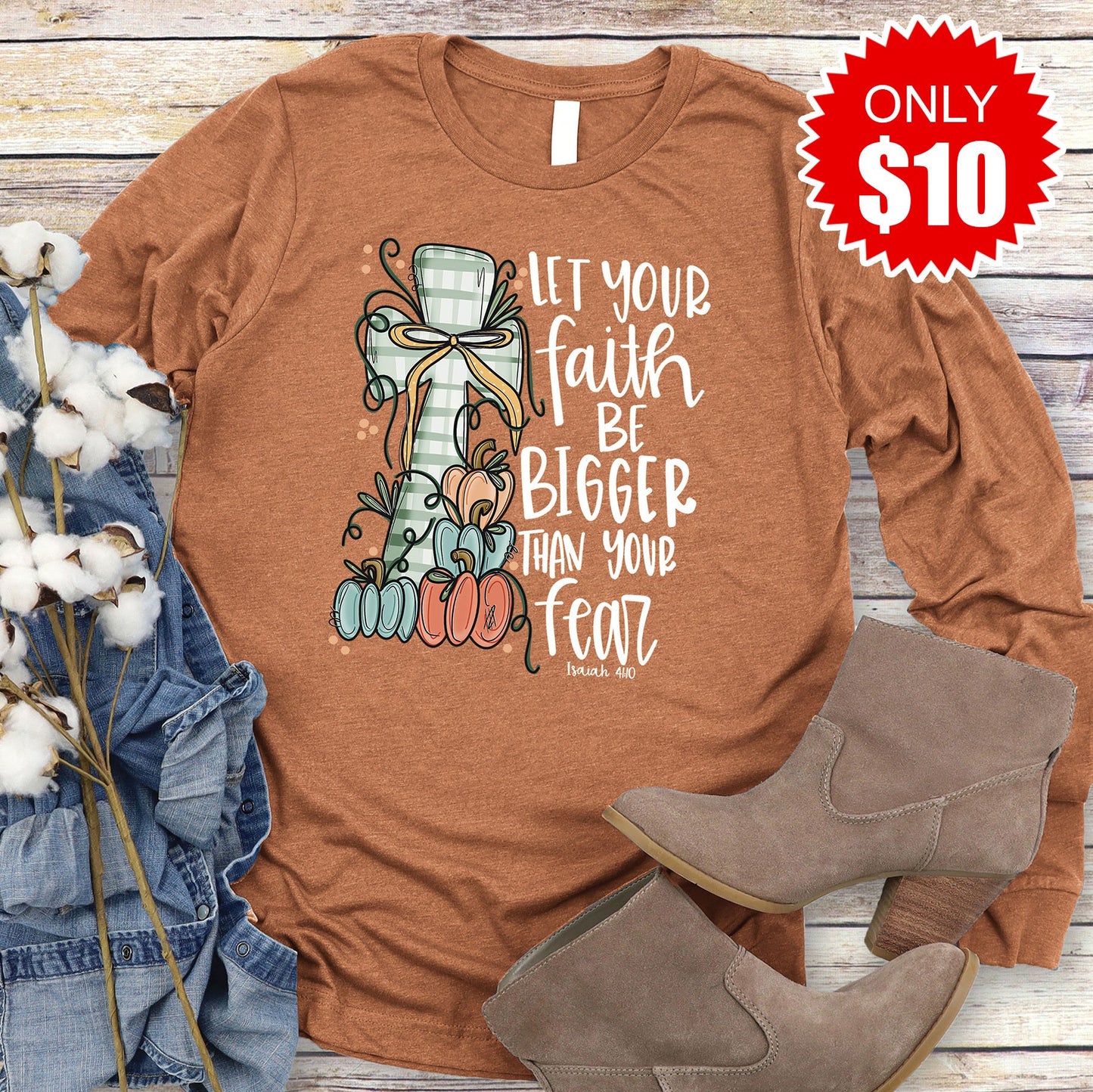 Faith over Fear Long Sleeve - 10