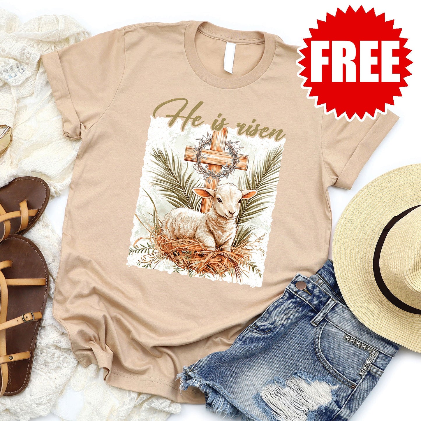 He Is Risen Tee - 0