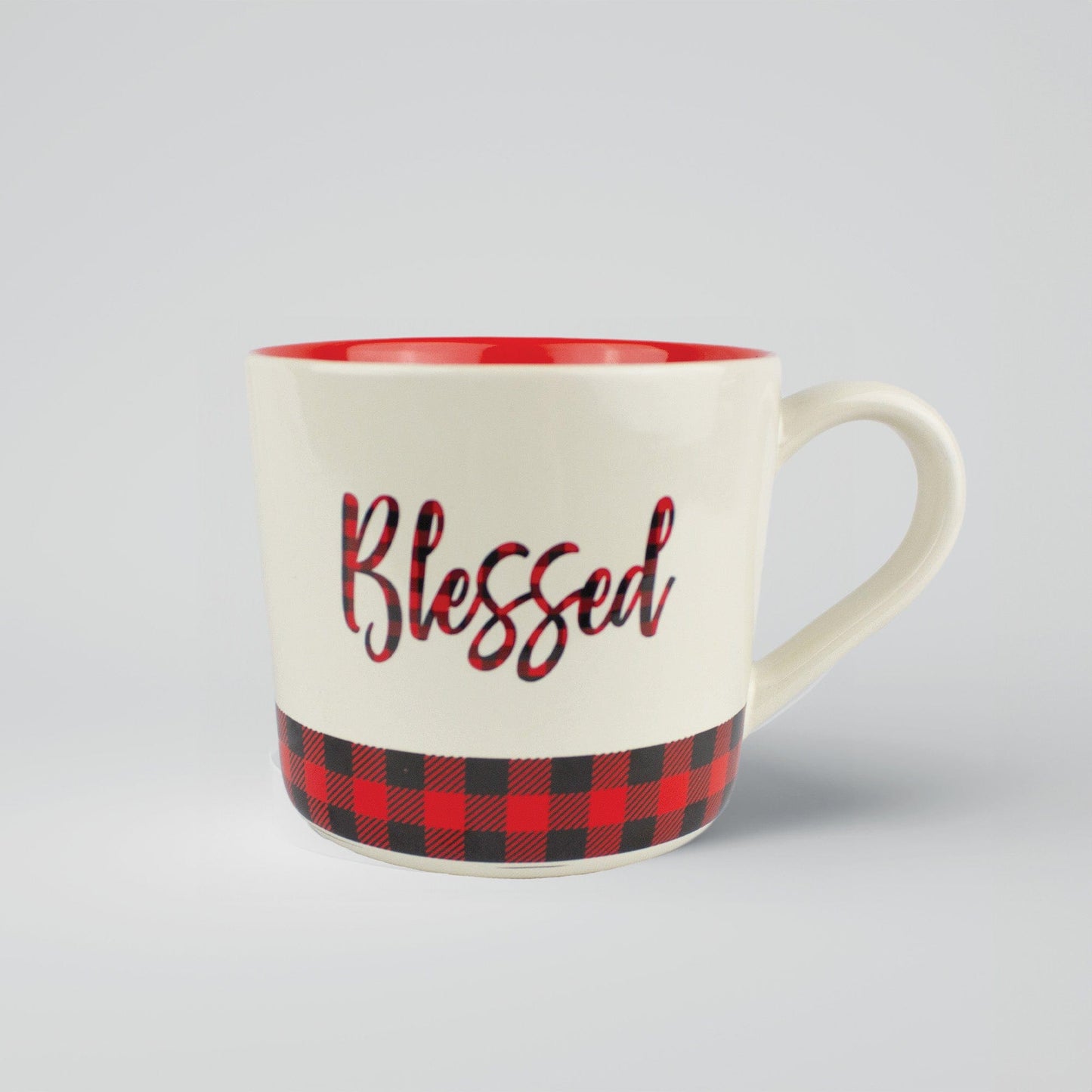 Blessed Plaid 15oz Mug w/ Handle
