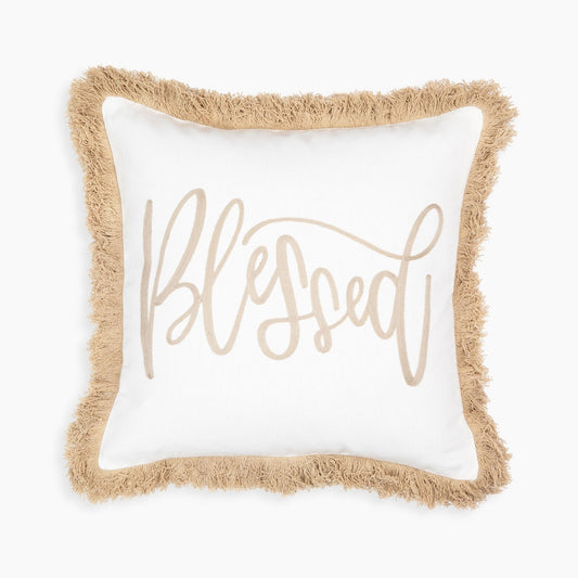 Blessed Prayer Pocket Pillow Cover
