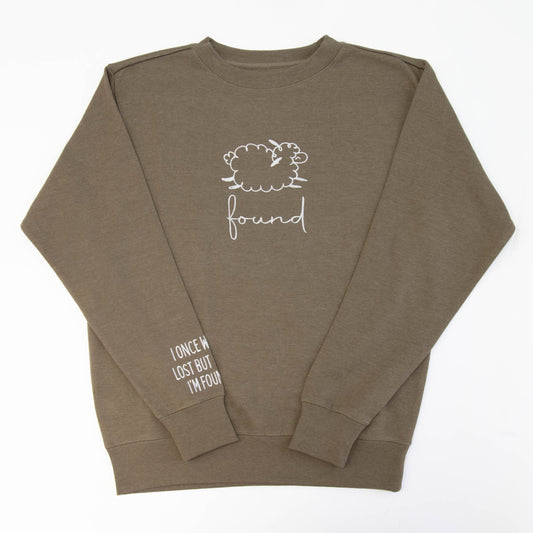 Found Embroidered Crewneck Sweatshirt