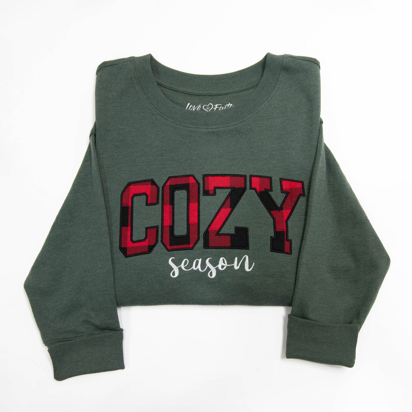 Cozy Season Side Slit Crewneck Sweatshirt