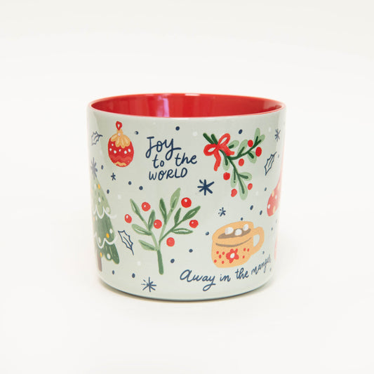 Christmas Icon Ceramic 15 oz Mug With Handle