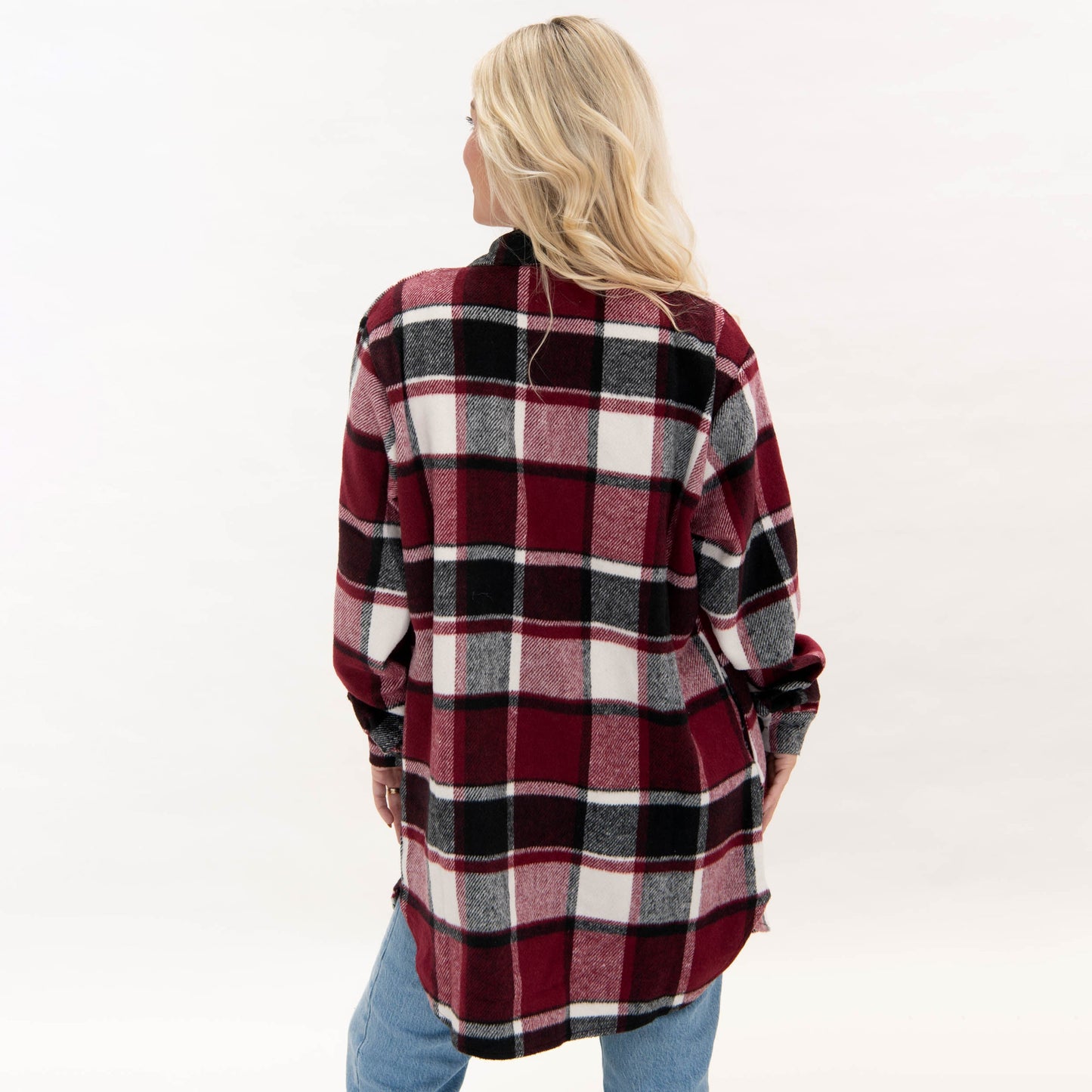Blessed Plaid Shacket