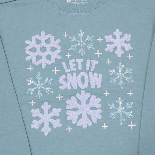 Embellished Let it Snow Sweatshirt