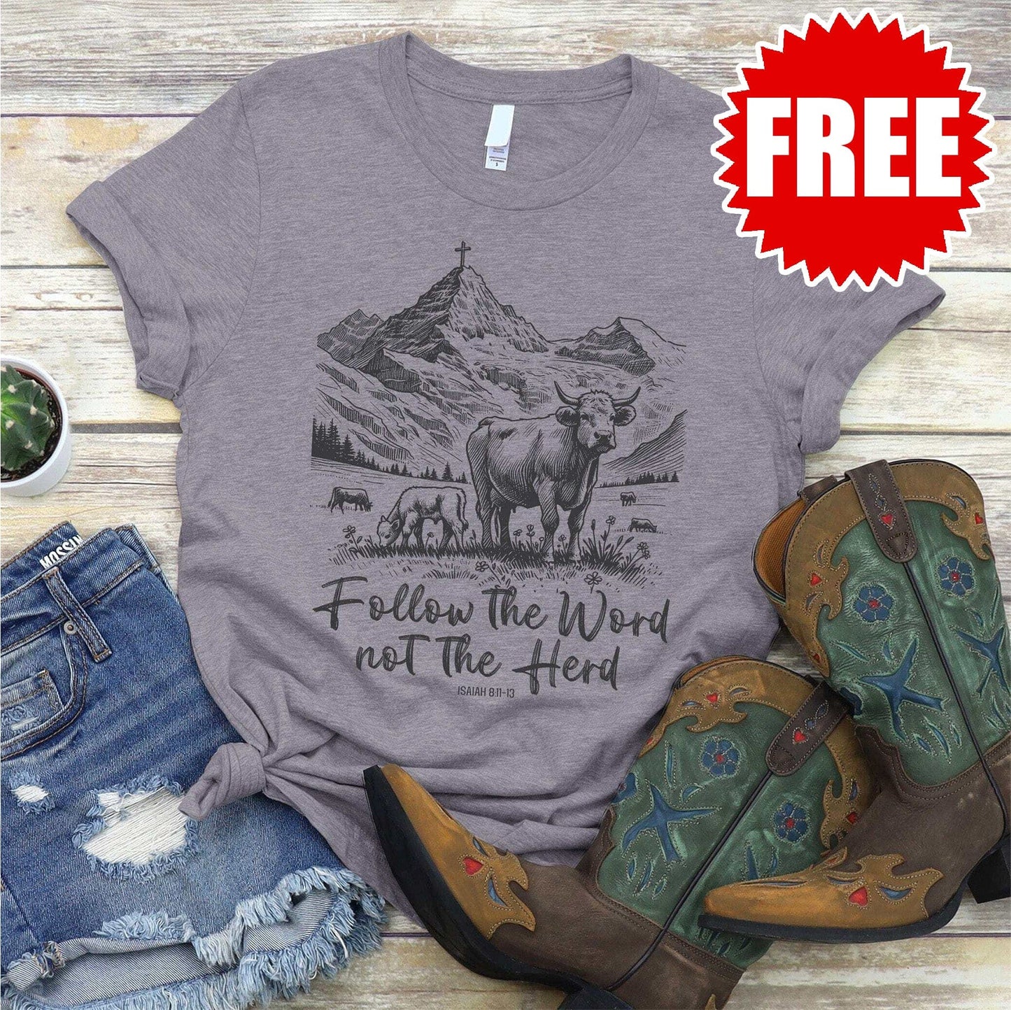 Follow The Word Not The Herd Tee - 0