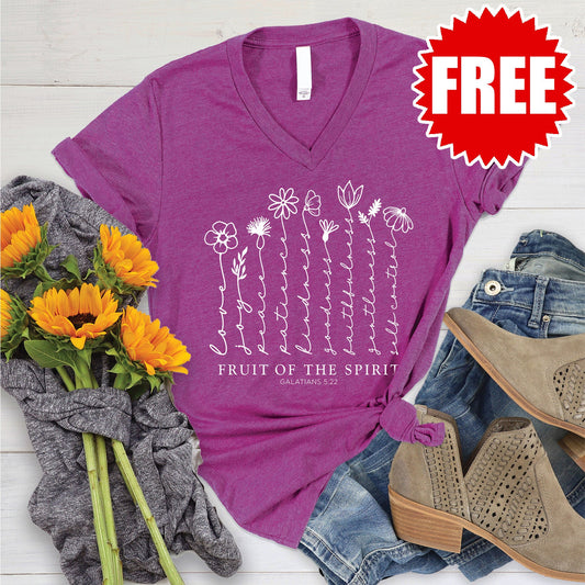Fruit Of The Spirit V-Neck - 0