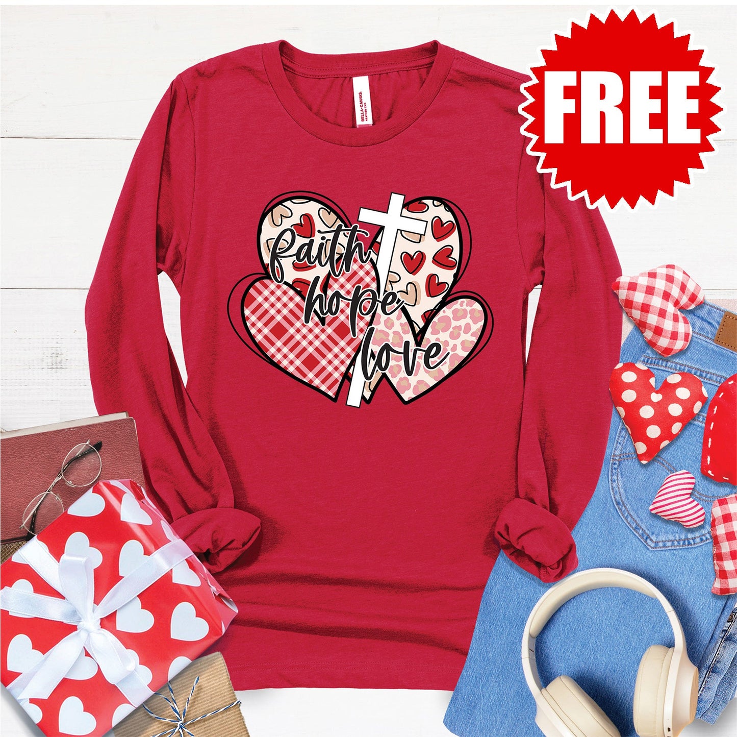 Faith Hope Love Long Sleeve - 0