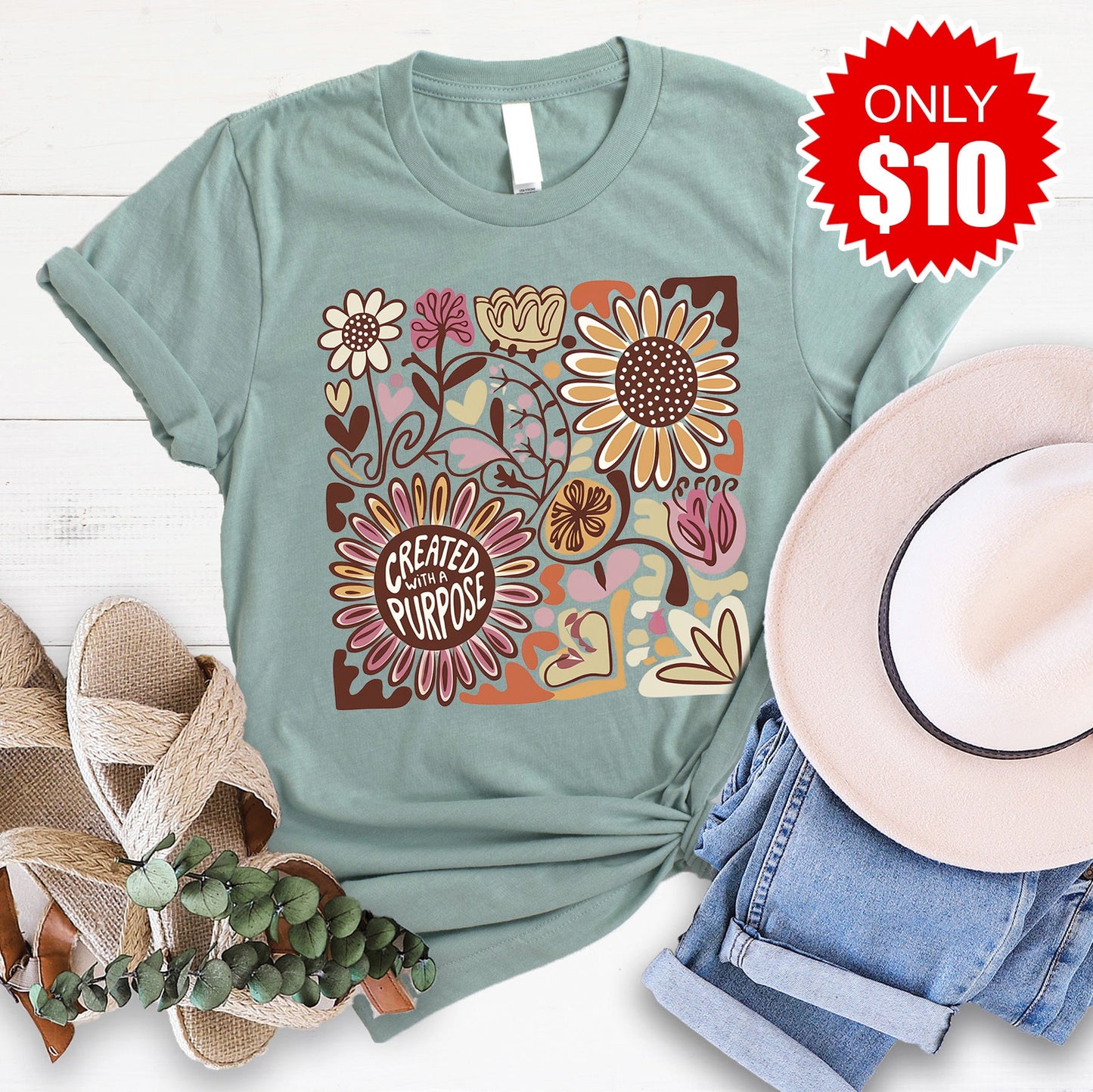 Created with a Purpose Tee - 10