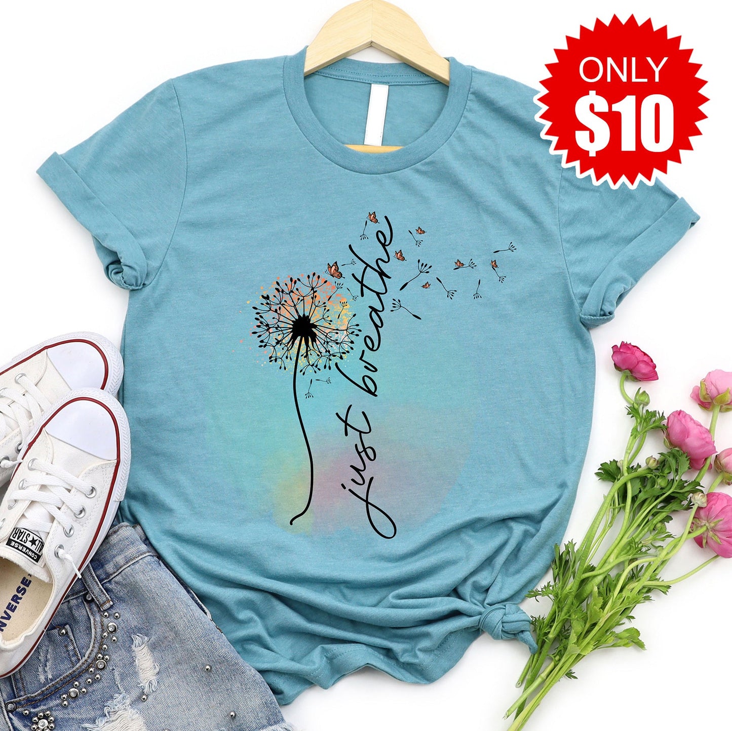 Just Breathe Tee - 10