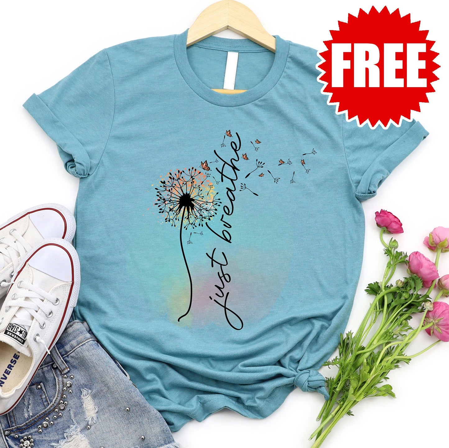 Just Breathe Tee - 0