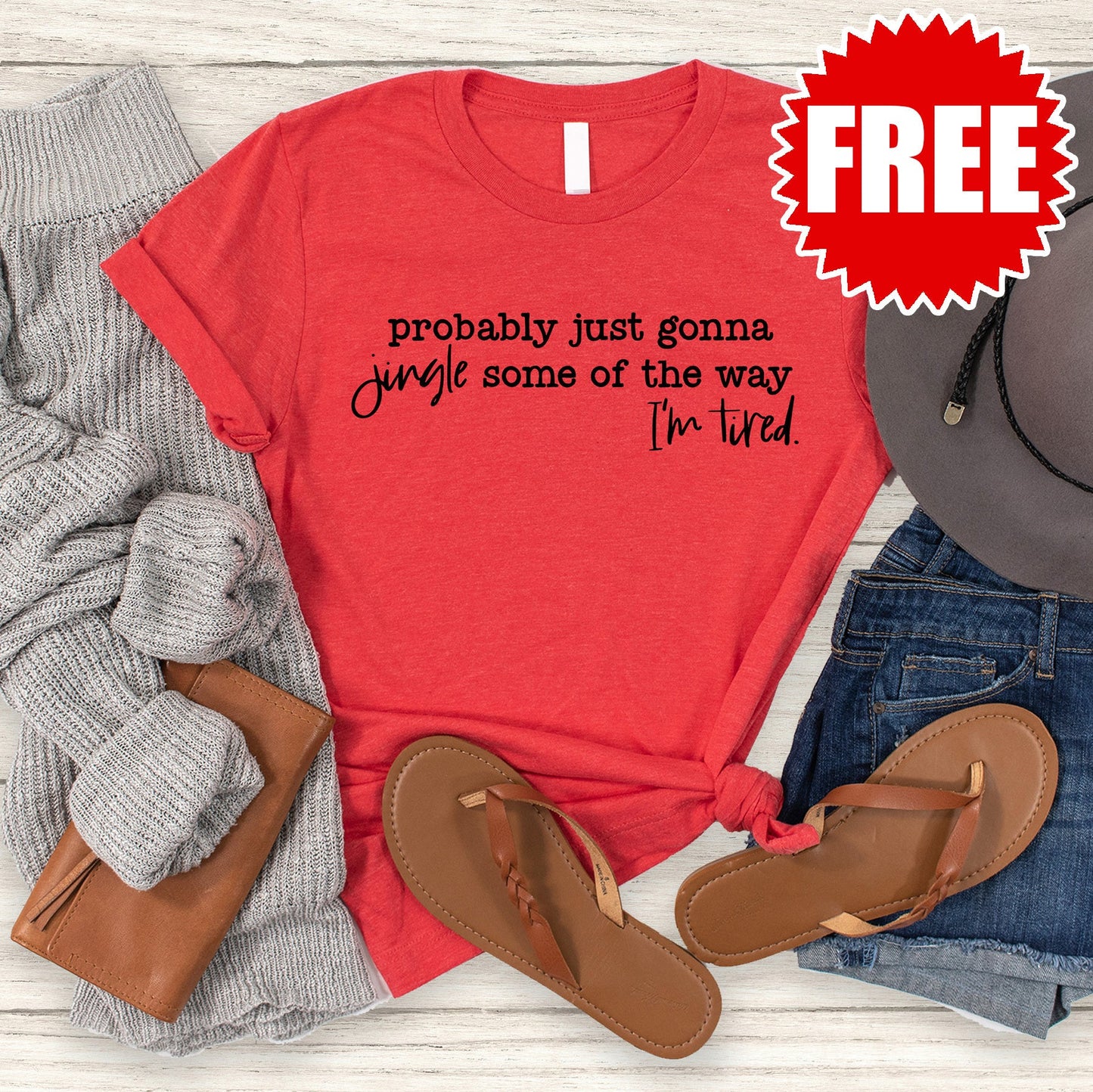 Jingle Some of the Way Tee - 0