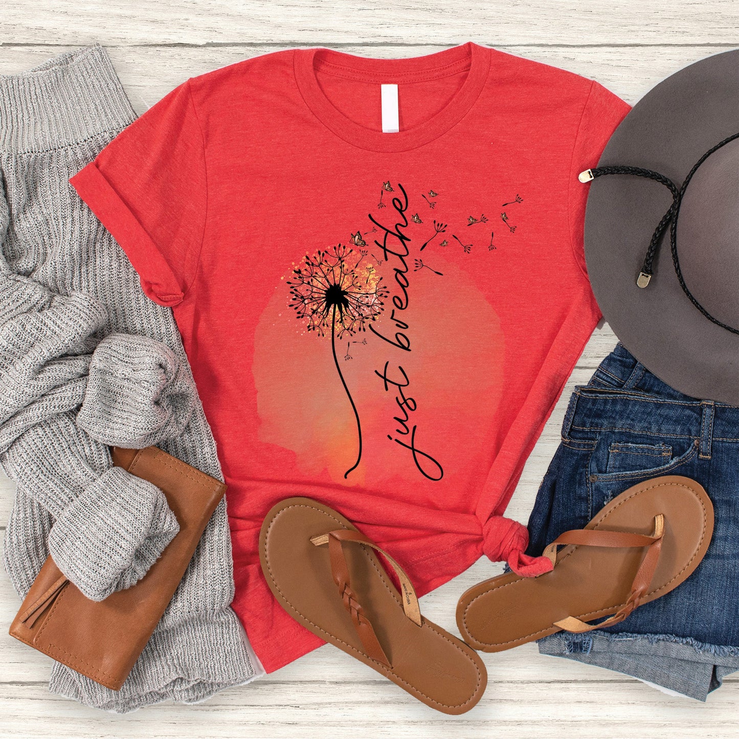 Just Breathe Tee