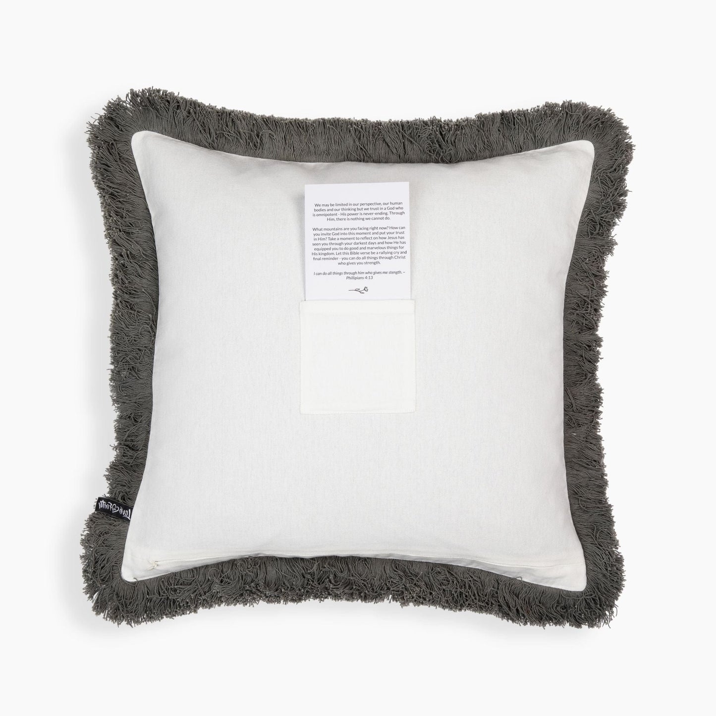 I Can Do All Things Prayer Pocket Pillow Cover