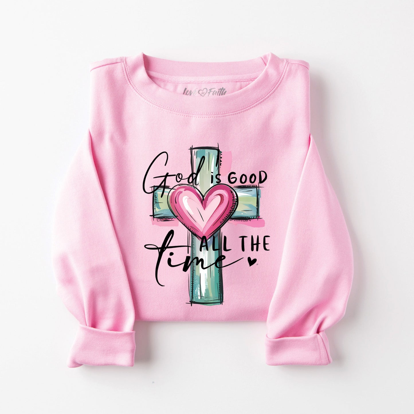 God is Good Cross Sweatshirt