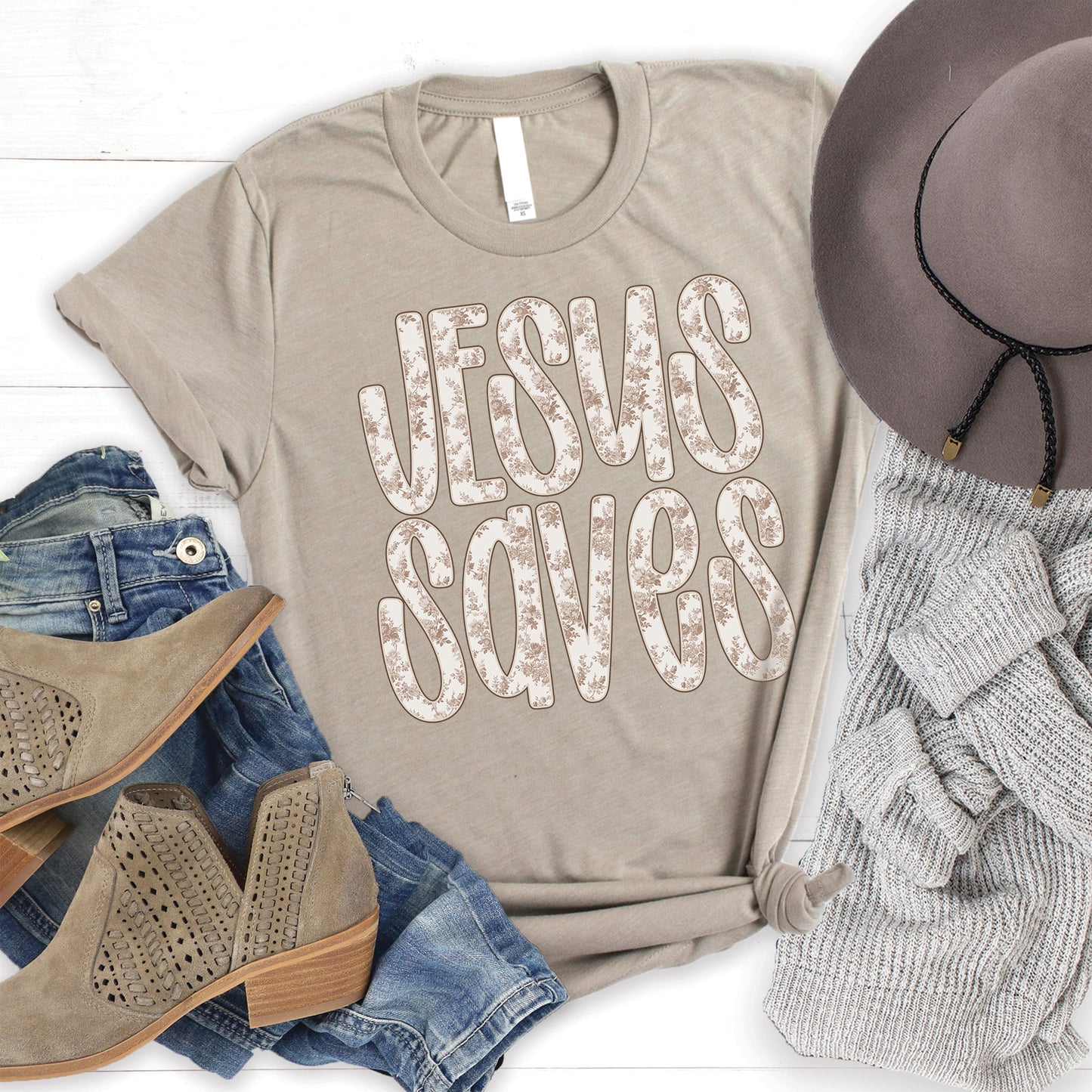 Jesus Saves Tee