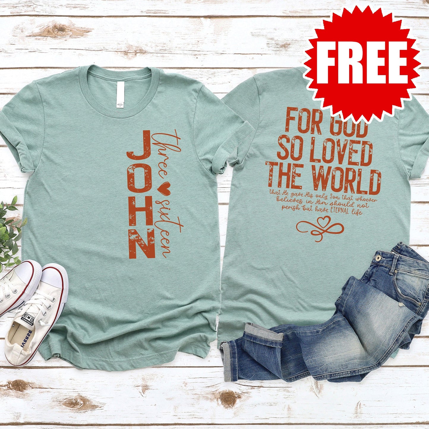 John 3:16 Tee - 0