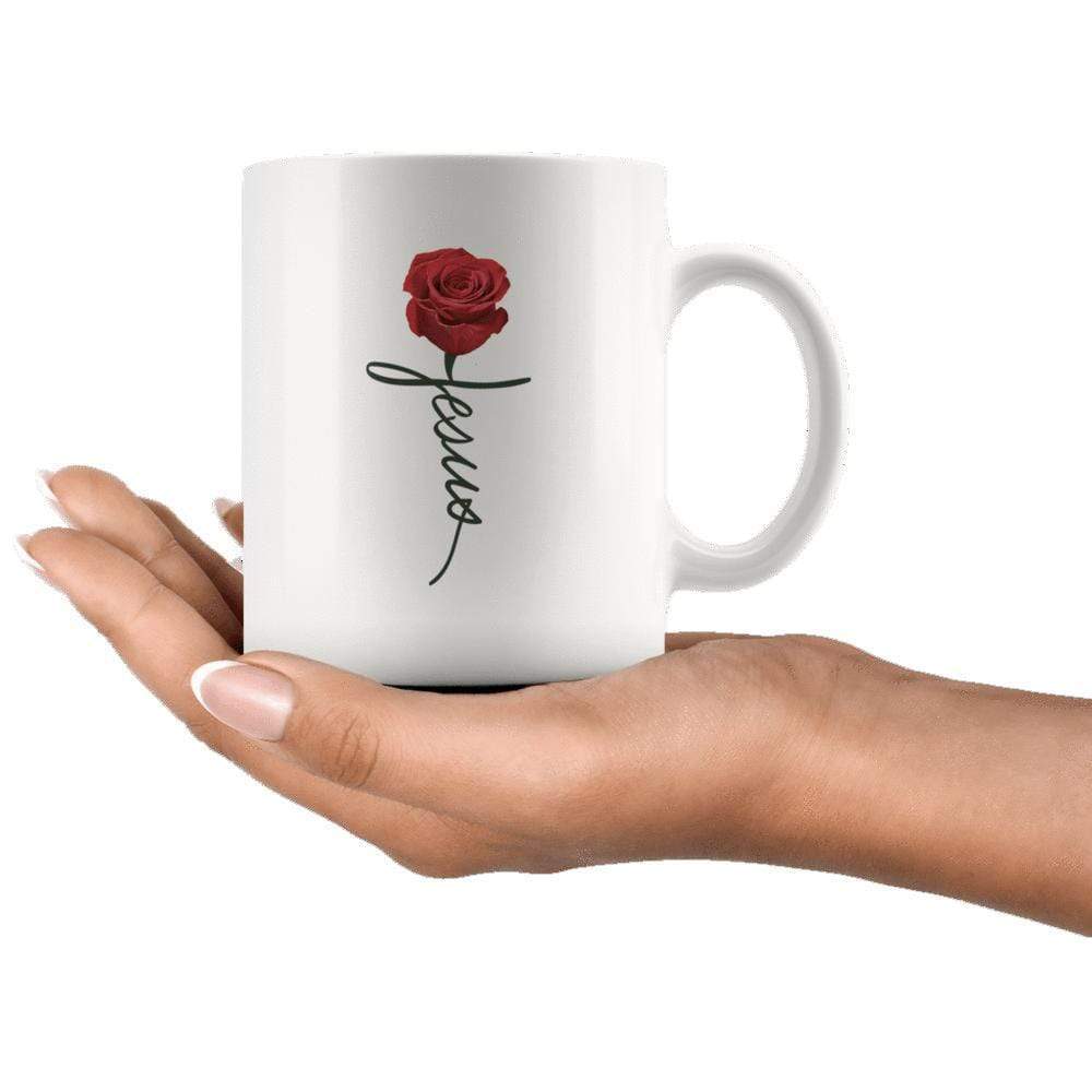 Jesus Rose Mug 11oz