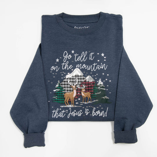 Go Tell Embellished Sweatshirt