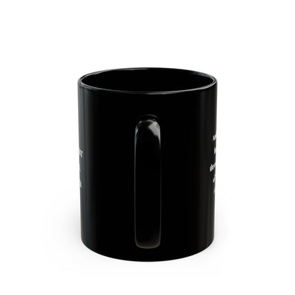 The Greatest of All Virtues Black Coffee Mug – Christian Faith Typography (11oz/15oz)