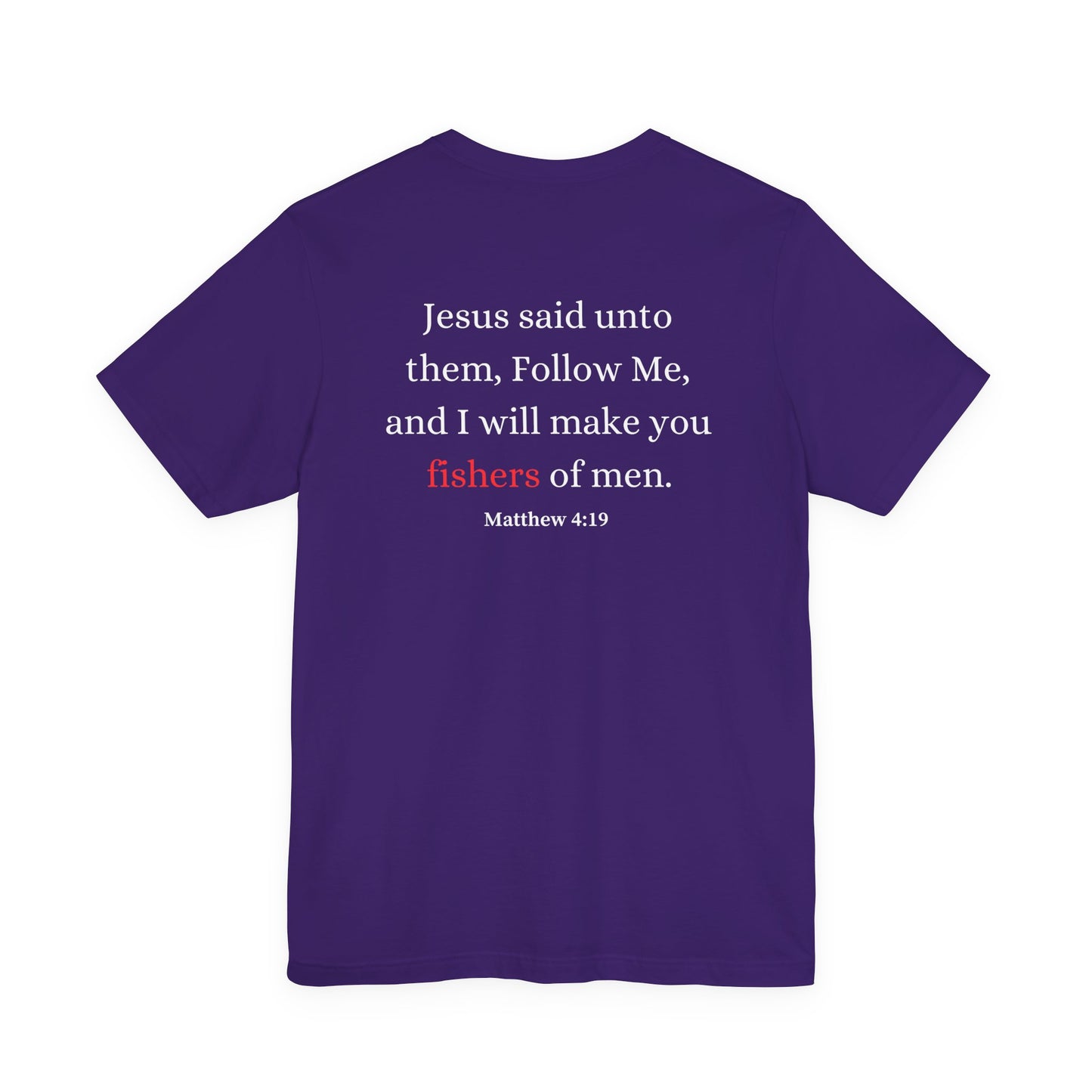Gone Fishin' Tee — 'Fishers of Men' Christian Fishing T-Shirt