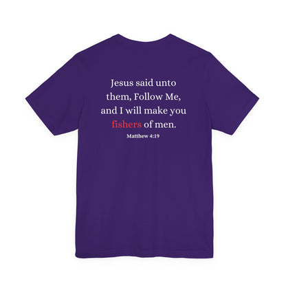 Gone Fishin' Tee — 'Fishers of Men' Christian Fishing T-Shirt