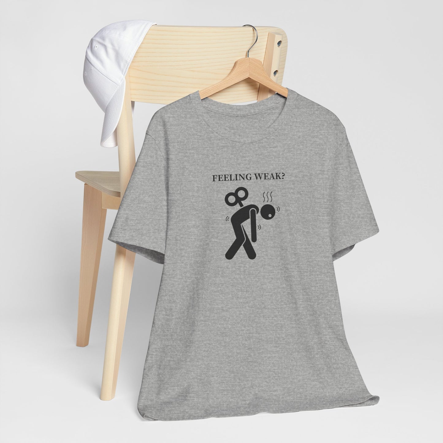 Christian Philippians 4:13 T-Shirt — "Feeling Weak?" Strength Faith Tee