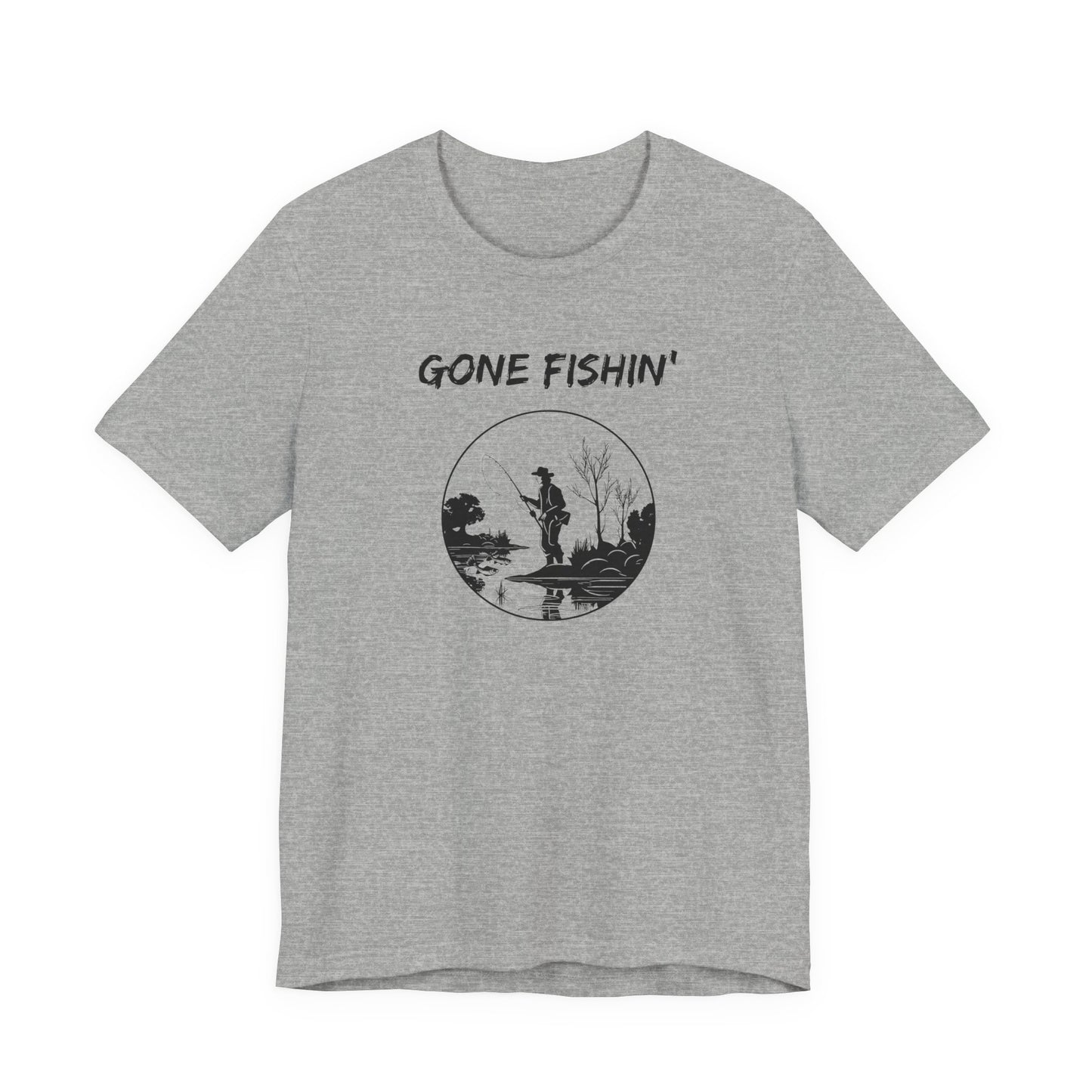 Gone Fishin' Tee — 'Fishers of Men' Christian Fishing T-Shirt
