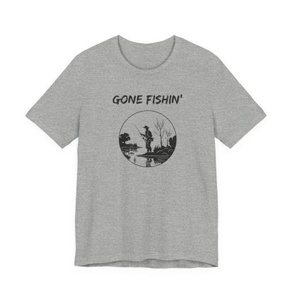 Gone Fishin' Tee — 'Fishers of Men' Christian Fishing T-Shirt