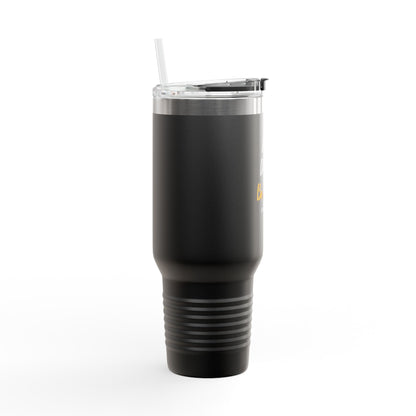 Insulated Travel Mug — "Eat, Drink, Be Holy" 40oz Stainless Steel Tumbler