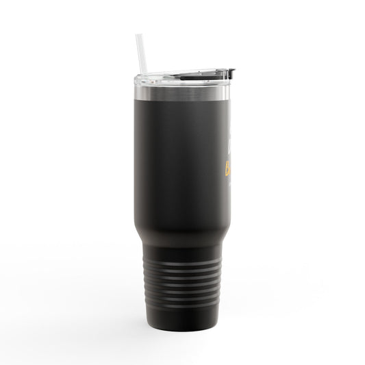 Insulated Travel Mug — "Eat, Drink, Be Holy" 40oz Stainless Steel Tumbler