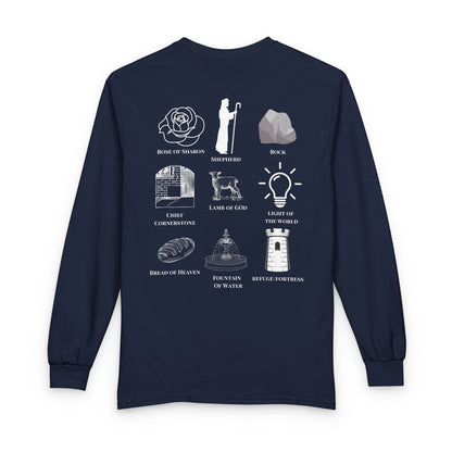 Who Is Jesus To You? Long Sleeve - Christian Faith Icons Tee