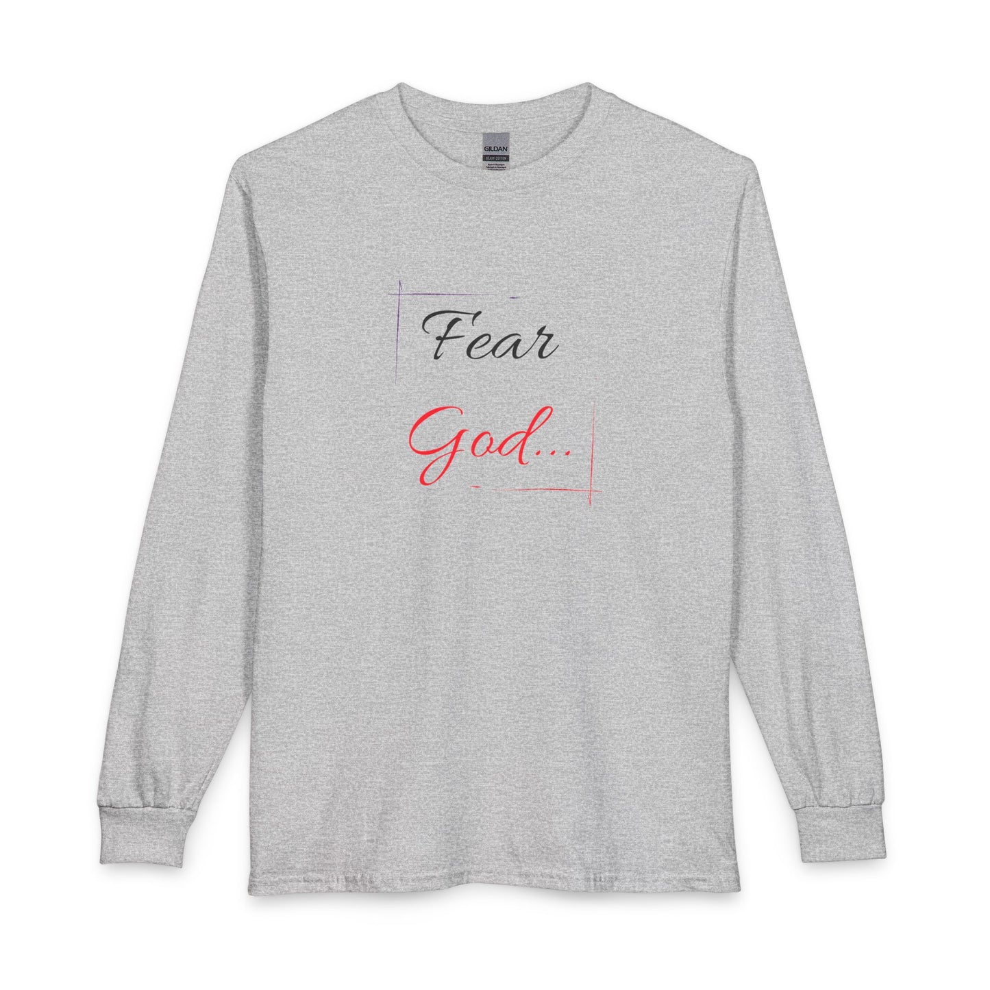 Faith Long Sleeve Tee — “Fear God… Give Glory to Him!” Scripture Shirt