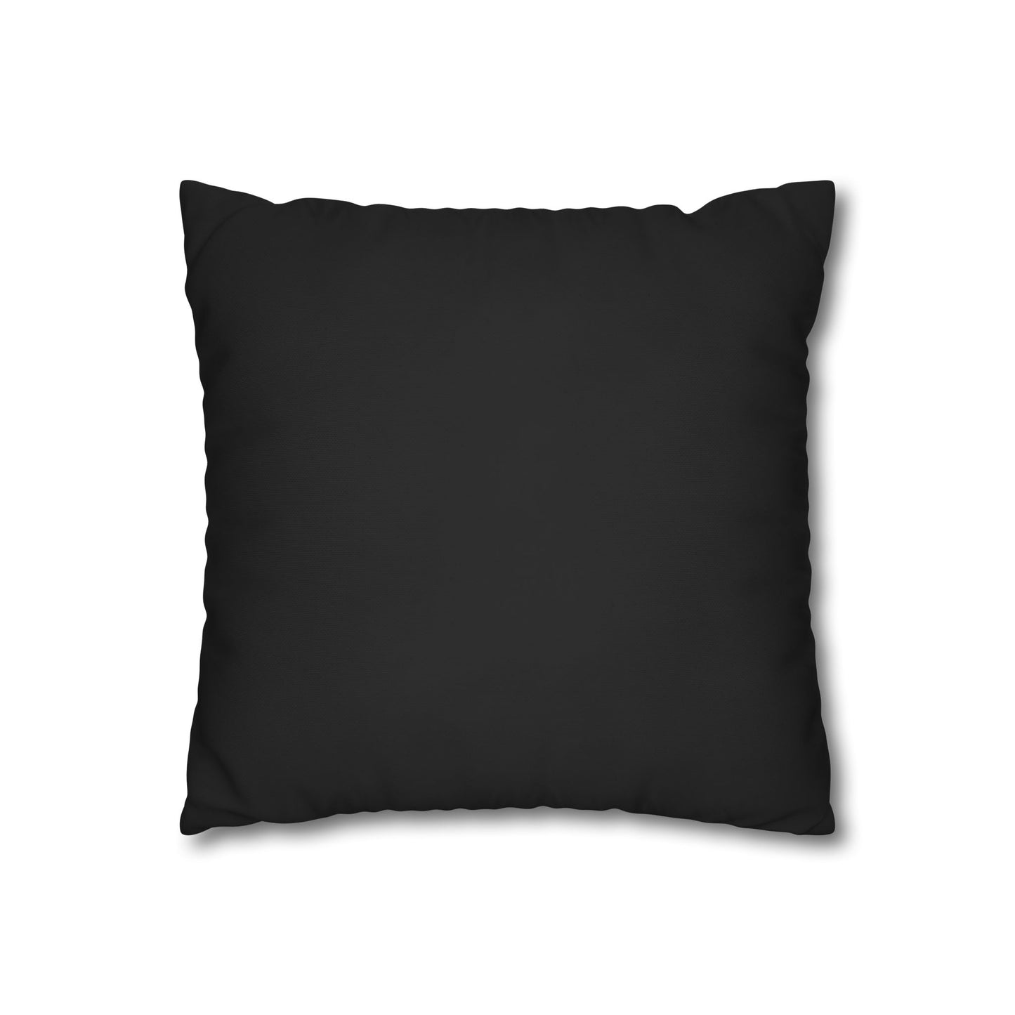 Eat Sleep Love Repeat Pillowcase — Black Square Throw Pillow Cover