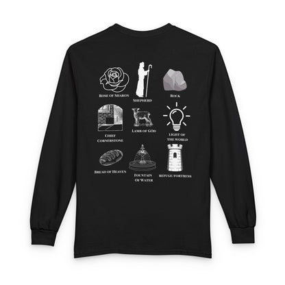 Who Is Jesus To You? Long Sleeve - Christian Faith Icons Tee