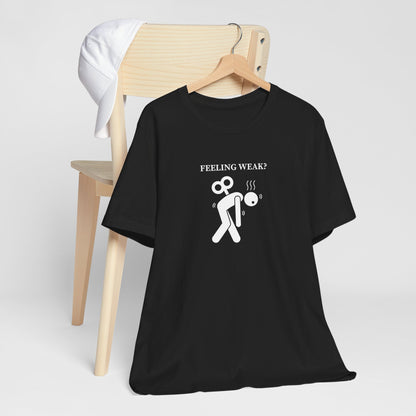 Christian Philippians 4:13 T-Shirt — "Feeling Weak?" Strength Faith Tee
