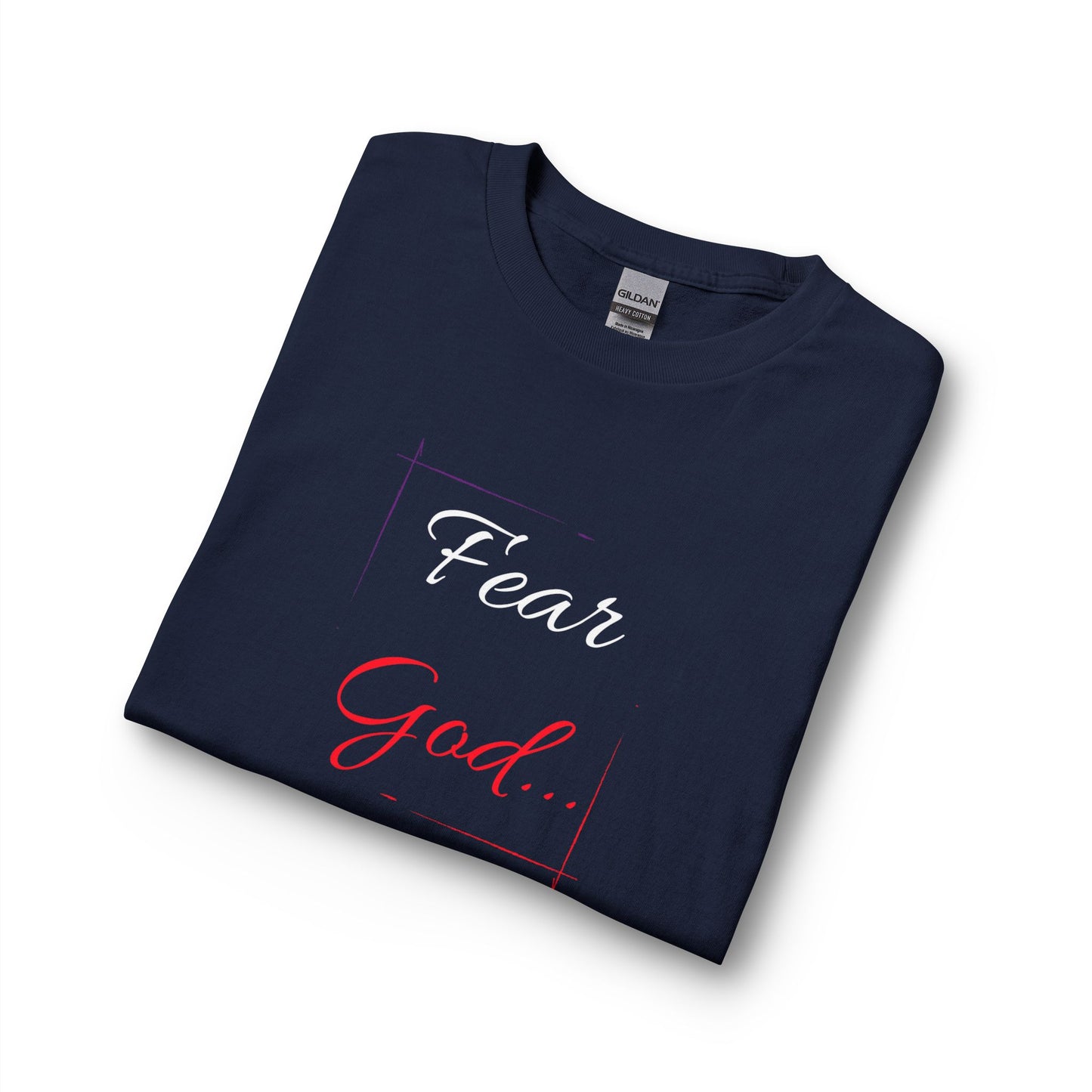 Faith Long Sleeve Tee — “Fear God… Give Glory to Him!” Scripture Shirt