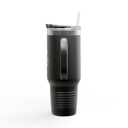 Insulated Travel Mug — "Eat, Drink, Be Holy" 40oz Stainless Steel Tumbler