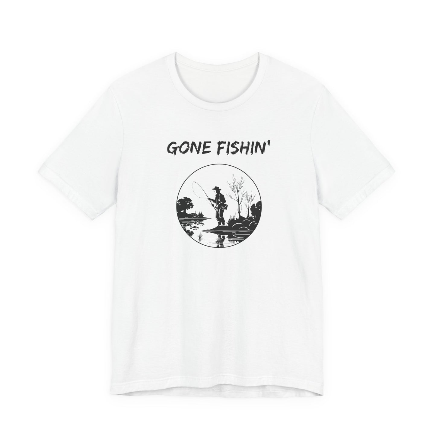 Gone Fishin' Tee — 'Fishers of Men' Christian Fishing T-Shirt