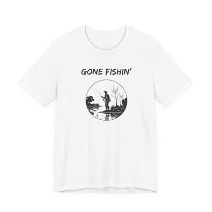 Gone Fishin' Tee — 'Fishers of Men' Christian Fishing T-Shirt