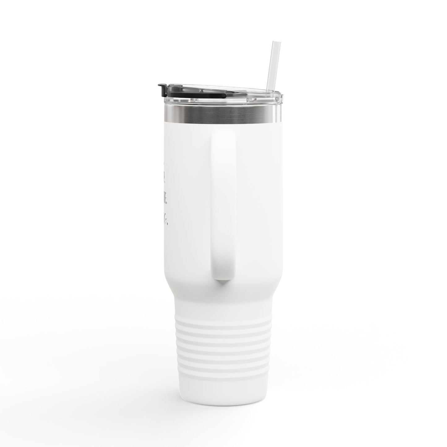 Insulated Travel Mug 40oz — "Eat. Sleep. Breathe. Jesus." Faith-Based Tumbler