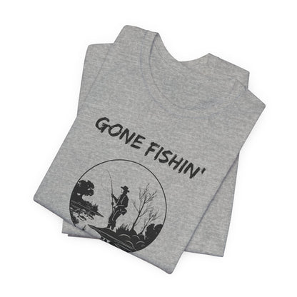 Gone Fishin' Tee — 'Fishers of Men' Christian Fishing T-Shirt